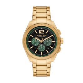 Mens Accelerator 2.0 Chronograph Gold-Tone Stainless Steel Watch Black Dial